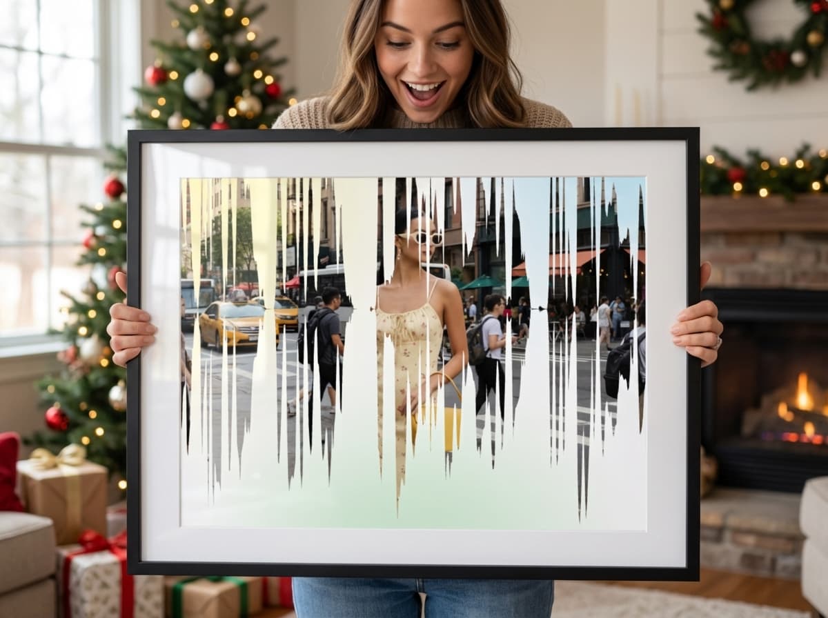 Framed soundwave gift