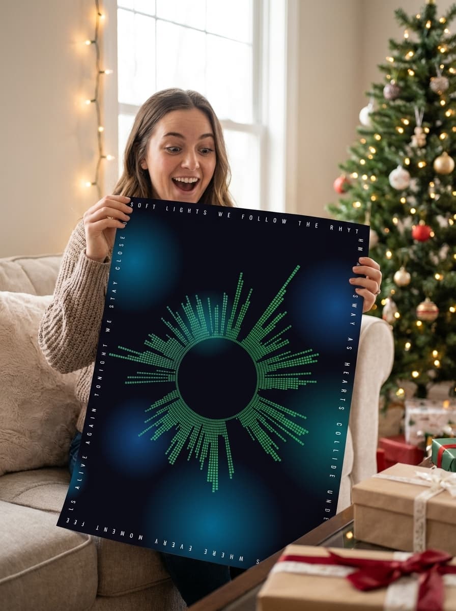 Satin print gift
