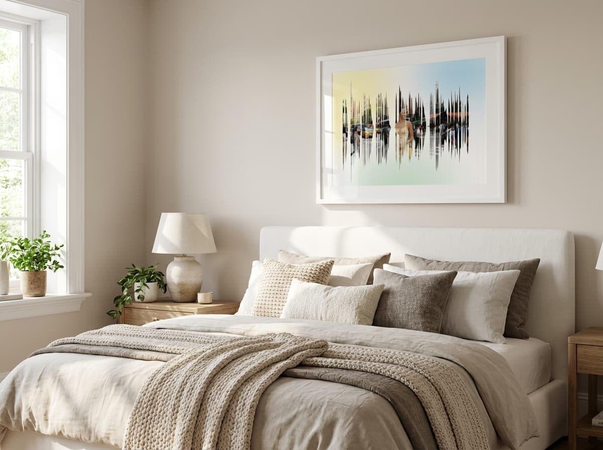 Framed soundwave with image mask