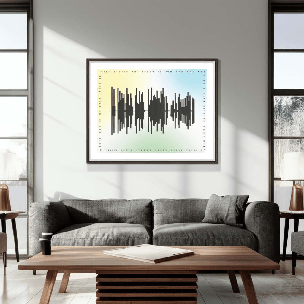 Isometric waveform in living room