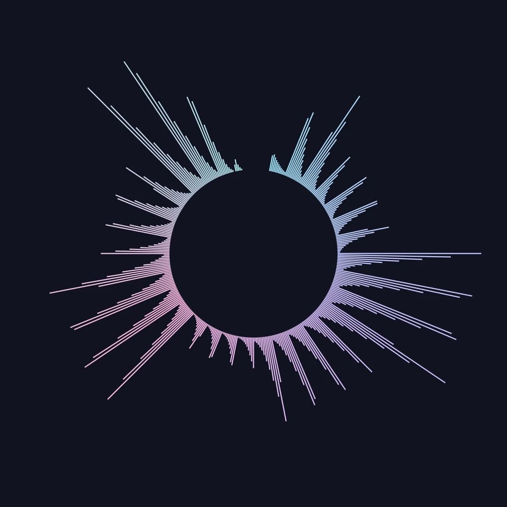 Electric orbit sample layout; your audio creates a new waveform