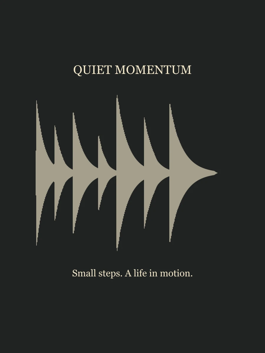 Quiet momentum original artwork