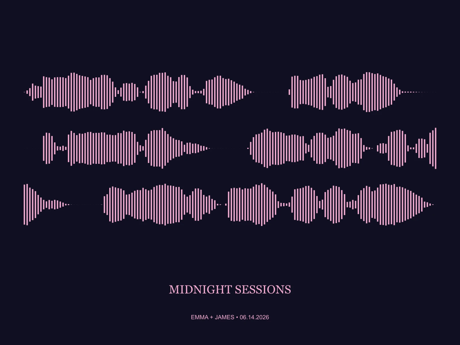 Midnight sessions on Poster, 8" × 10"