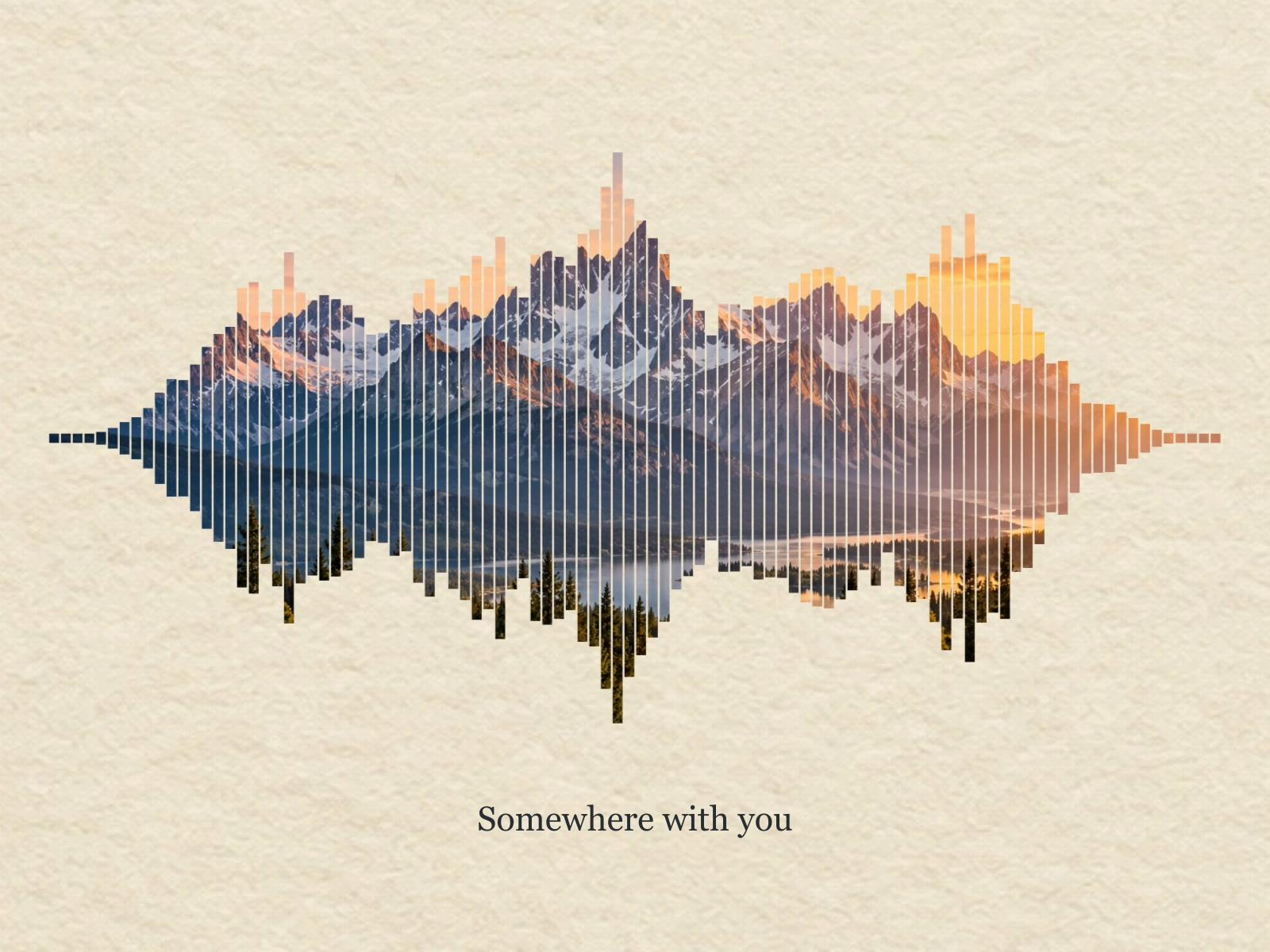 Somewhere with you on Poster, 8" × 10"