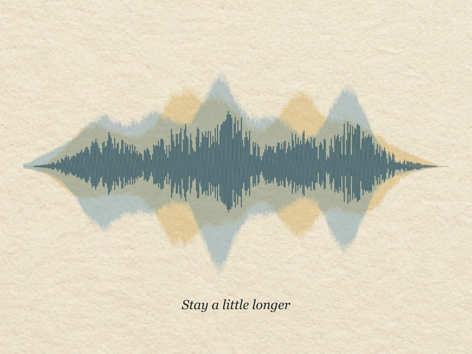 Stay a little longer on Poster, 8" × 10"