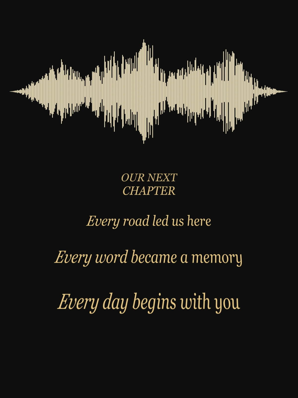 Our next chapter on Poster, 12" × 16"