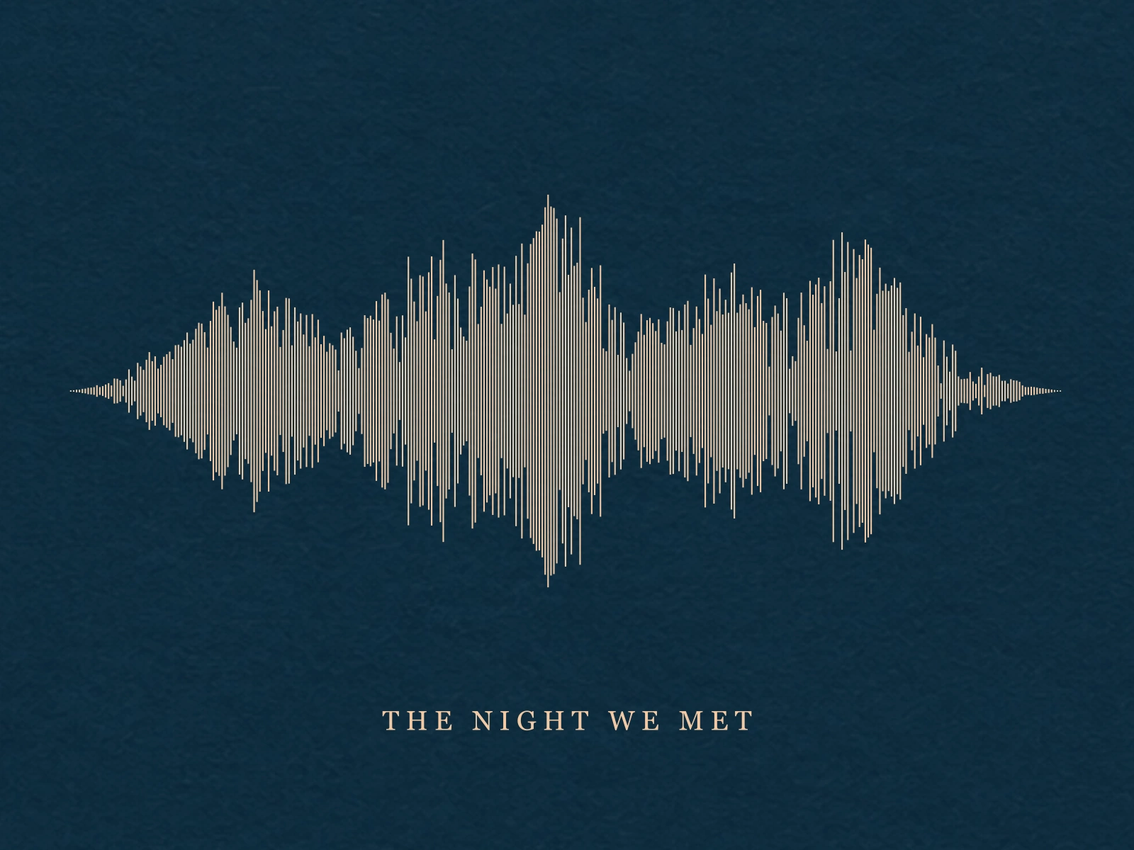 The night we met on Poster, 8" × 10"