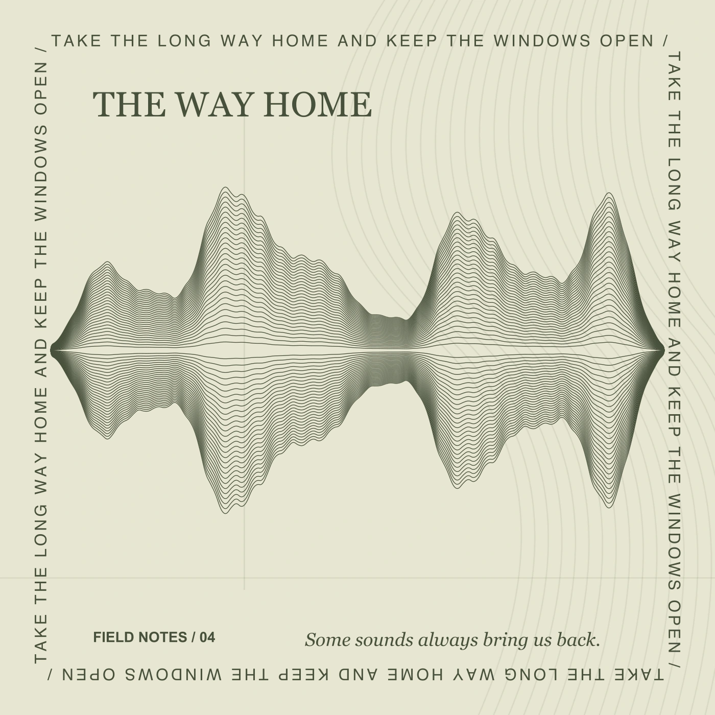Field notes on Poster, 10" × 10"