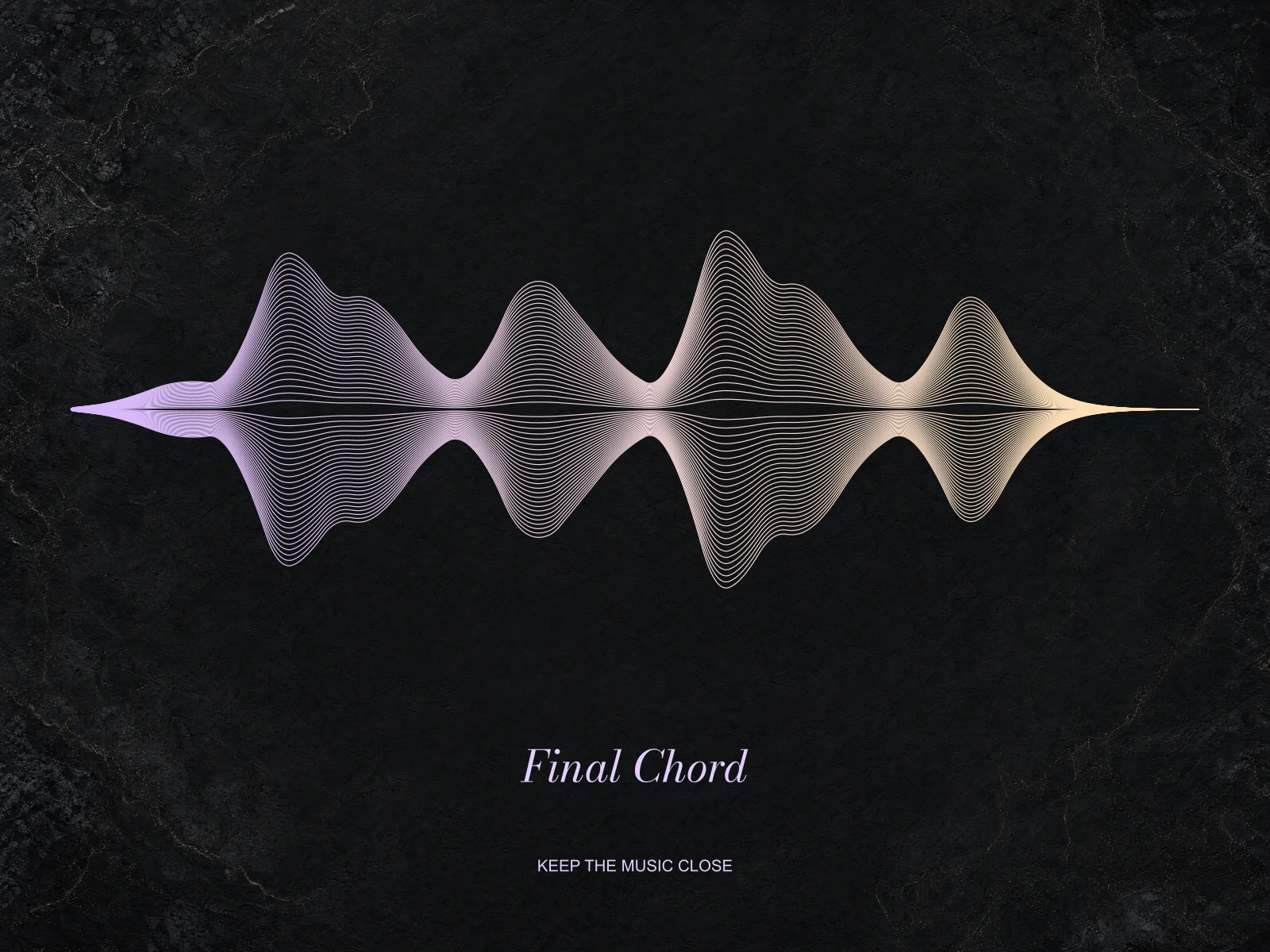 Final Chord on Poster, 8" × 10"