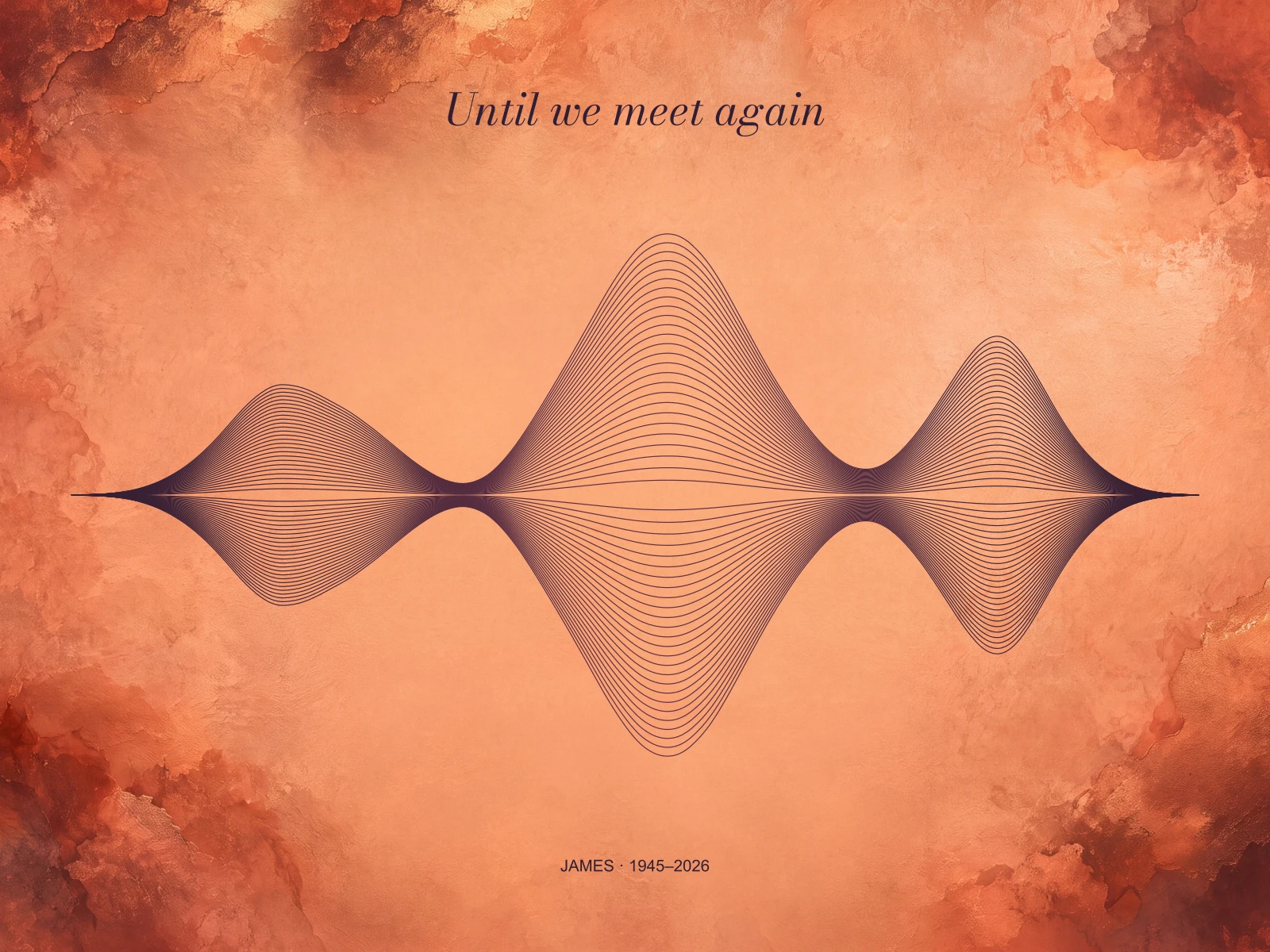 Until We Meet on Poster, 8" × 10"